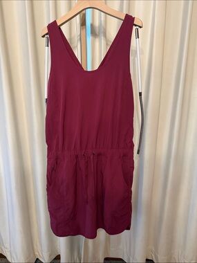 Patagonia Fleetwith dress deep burgundy
